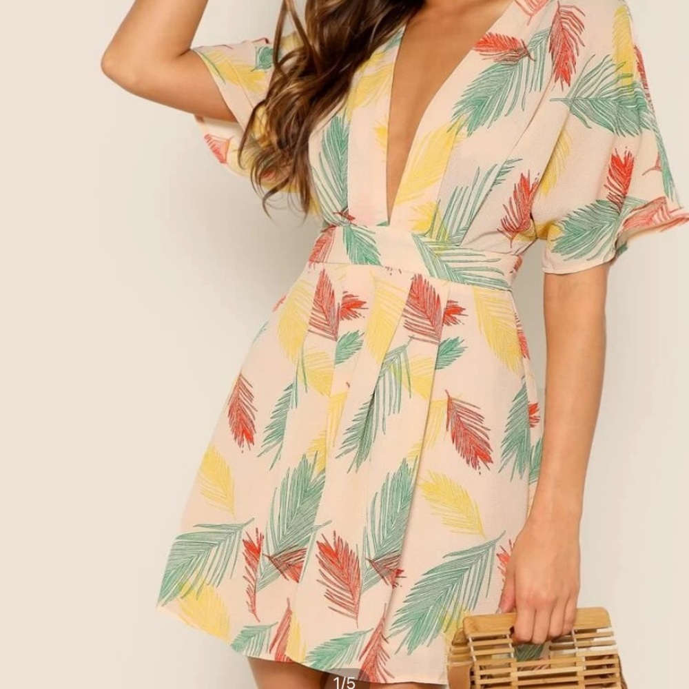 Shein Flowy Backless Summer Dress